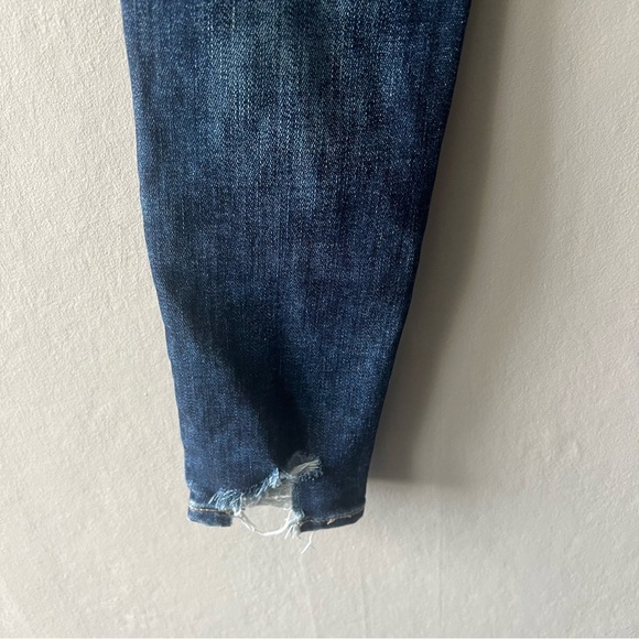 American Eagle Distressed Patched Hi Rise Jeggings Size 6 Short - Picture 6 of 9